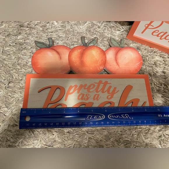 2 pieces Peach themed - Picture 3 of 8